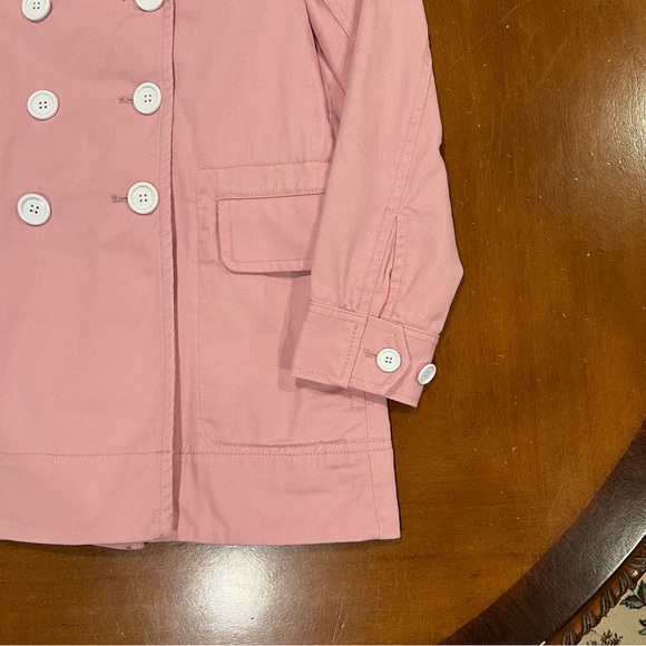 J.Crew Women’s Cotton Twill Double Breasted Peacoat Petal Pink Size 2 - Picture 6 of 16